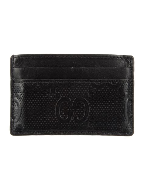 gucci id window card case|Gucci card case sale.